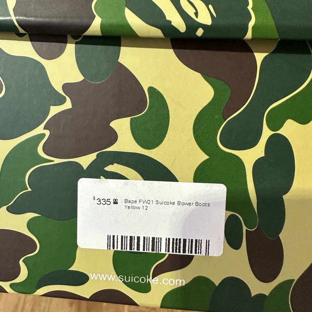 Bape x Suicoke boot. Hard to find, new in the box - Picture 3 of 5